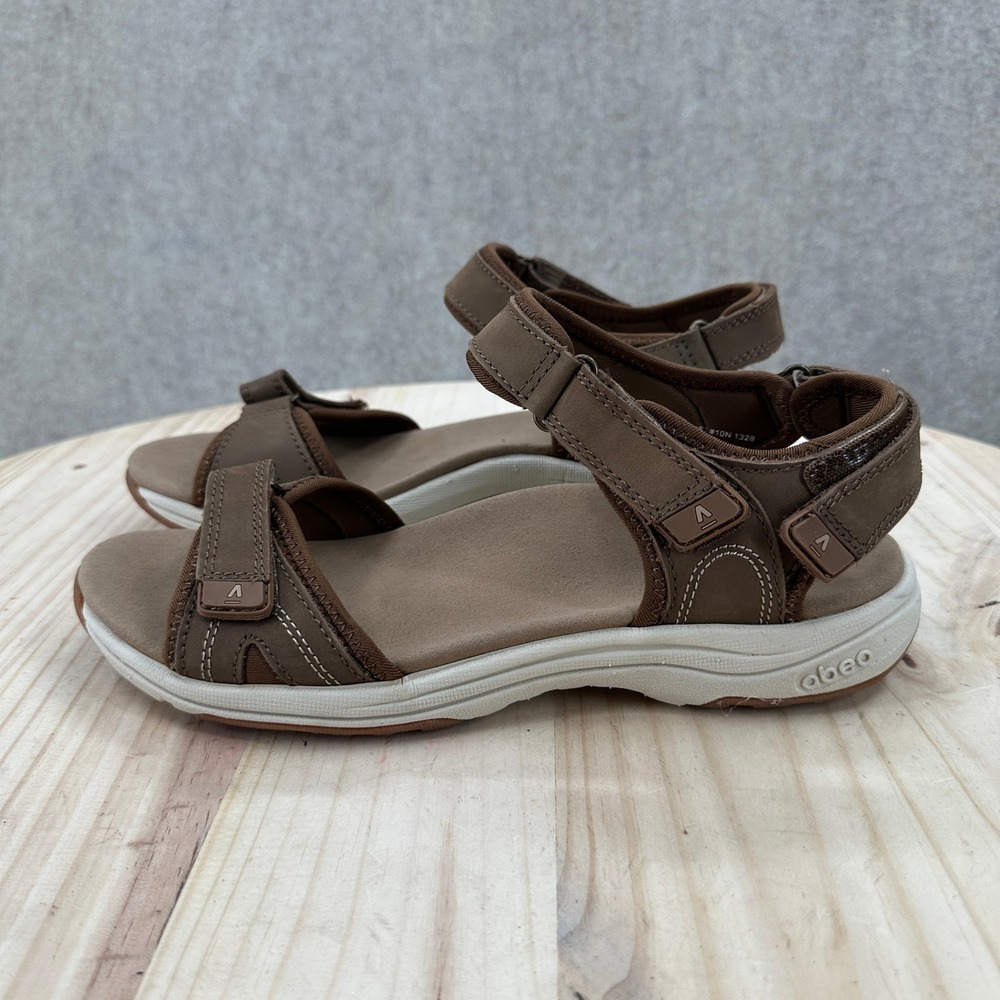 ABEO Goleta II Metatarsal Support Sandals Womens 10N Brown GW0483 Comfort